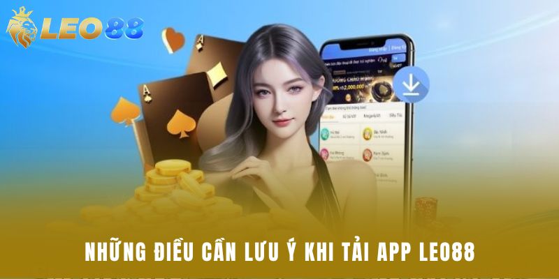 Những điều cần lưu ý khi tải app Leo88